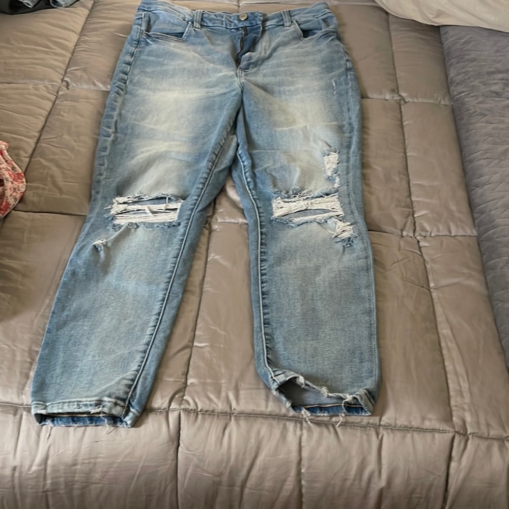 High-rise jeggings